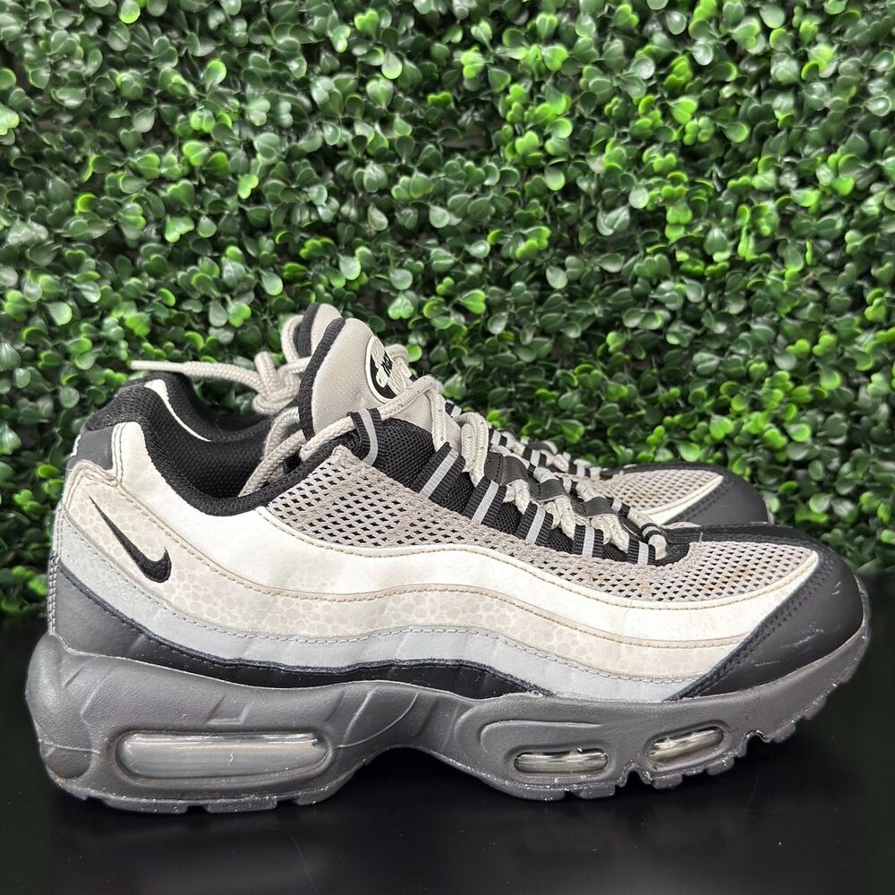 Nike Air Max 95 LX Reflective Safari Women’s 9 Grey Black DV5581-001 OBO
